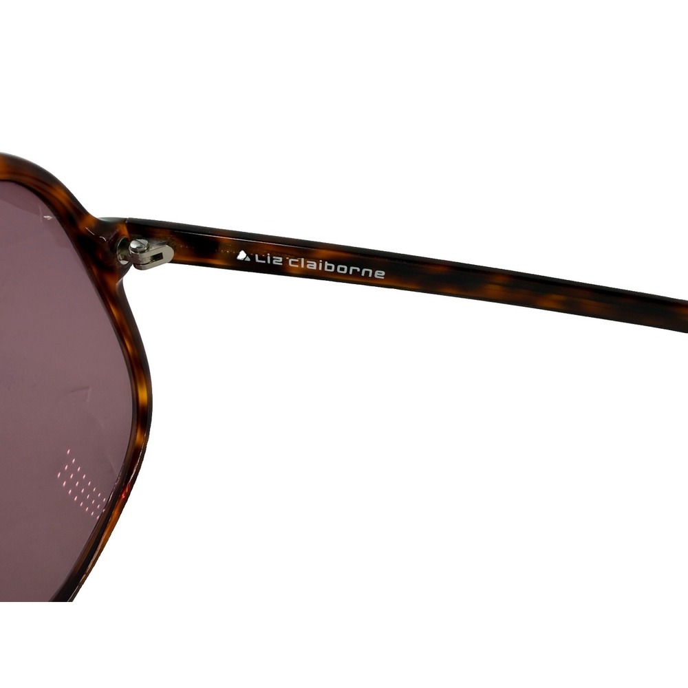 Vintage Liz Claiborne LC-19 TOR 140 Eyeglasses Frames Only Oval Tortoise Read - Picture 5 of 14